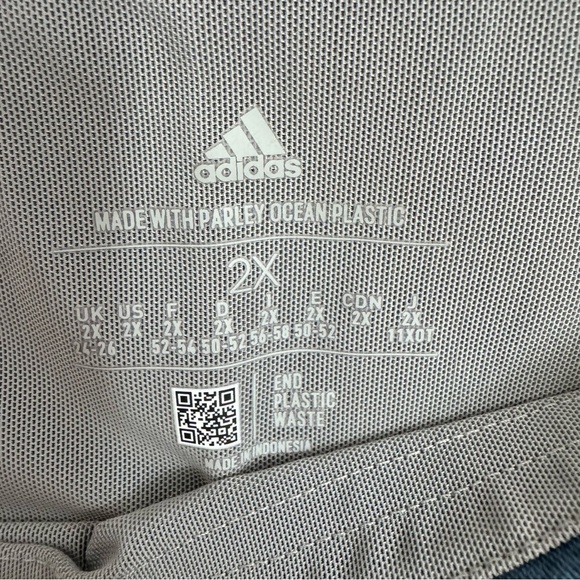 ADIDAS TERREX Skinny Workout Leggings Pants Multi in Navy Dusty Blue Size 2XL - Picture 7 of 12